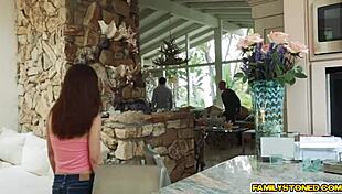 Lily Jordan Endures Brutal Double Cock Penetration