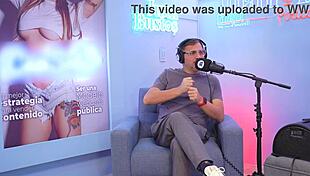 Cristina Vega's clit smashed wild on fuck machine during juan bustos podcast?