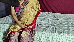 😍 desi bhabhi's big tits bounce hard saree fuck 🔥