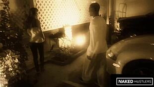 geisha jayla james rides big black cock in miami!