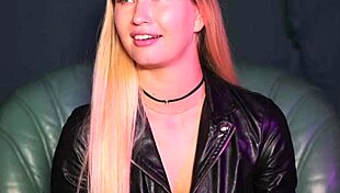 Why suck that dildo so insatiably close up you insatiable babe with big tits?