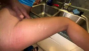 What if your ebony teen stepdaughter craves anal creampie from stepdad's monster cock in the kitchen?