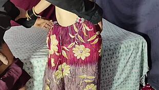 😍 desi bhabhi's big tits bounce hard saree fuck 🔥