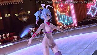 Hatsune Miku Nude Bunny Costume Reveals Massive Tits and Ass