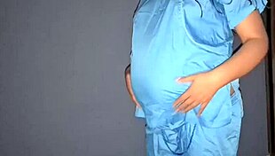 Mexican Pregnant Nurse Craves Cum Fill After Hot Hospital Shift Gets Eyaculated
