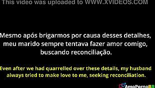 husband out, bbc cums deep in my tight brazilian wife ass pov!