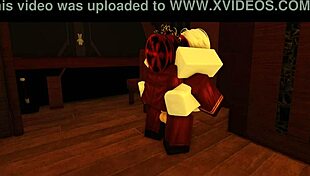 roblox faust aids dante but ends bent over for rough doggystyle riding missionary