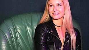 Why suck that dildo so insatiably close up you insatiable babe with big tits?