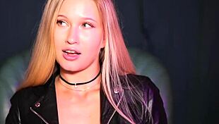 Why suck that dildo so insatiably close up you insatiable babe with big tits?