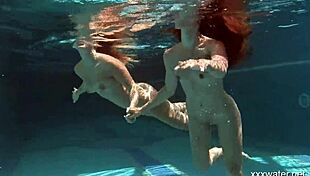 i'm diving underwater with this sexy serbian lesbo russian babe