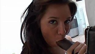 isabella cruz tests huge black dildo but craves real bbc inside