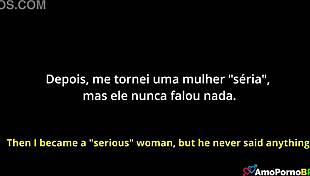 husband out, bbc cums deep in my tight brazilian wife ass pov!