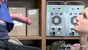 Kenzie Ryans fucks guard hard for teen punishment escape