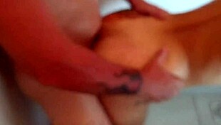 bareback creampie sex in the bath with tight pussy latina and monster cock