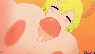 Lucas unleashes big wet titfuck cumshot on massive tits monster cock