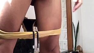 guy strokes solo till massive cumshot sprays everywhere