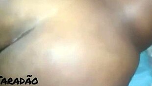 porra flooding that tight ebony anal after big black cock bangs her saggy tits and juicy pussy