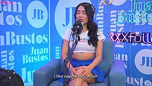 mayraoficial squirts hard on sybian in juan's podcast