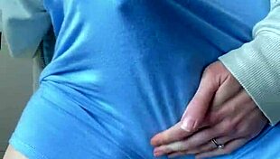  aussie milf charlotte star soaks gym shorts fingering wet pussy to orgasm