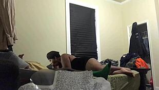 that religious muslim slut worships ass right in the bedroom