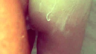 stepbrother sneaks dick into stepsister's perfect tight ass while showering unaware