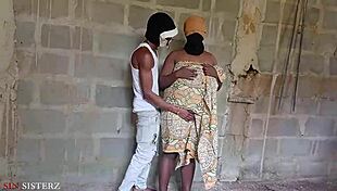 Big Ass Ebony Wife Bent Over Outdoor For Wet Monster Cock Pounding