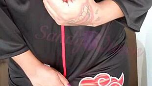 naruto cosplay hides curvy girl's secret solo urges at home