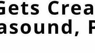 omg aria nicole's tight pussy creampied close-up during ultrasound pov moan spread 