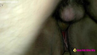 quickie pounding shaved latina milf wife's bald pussy raw