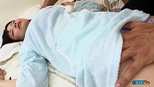 you watching him pinch her big hard nipples while fucking goddamn hard?