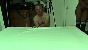 missy maverick gags on cock before skinny ebony anal choking deepthroat