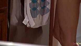 A CUTE BLONDE WITH LONG HAIR SPILLS LESBIAN THERAPY SECRETS!!