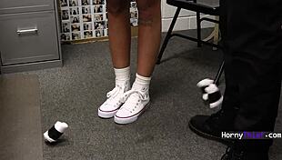 holy shit this 18+ teen thief slut gets punished hard - wanna watch?