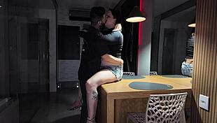 we get home from the club and fuck right on the table, no holding back