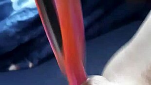 Amateur teen fingers pussy then rams dildo deep solo