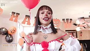 Colombian Teens Brittany Taylor Emily White Halloween DP Orgy