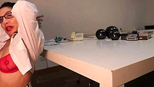 secretary ariana's tight ass torn open by boss ends creampied full of cum