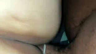 Spanish bbw bent over big daddy's monster black cock moaning profusely.