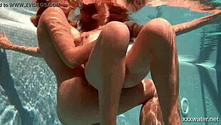 i'm diving underwater with this sexy serbian lesbo russian babe