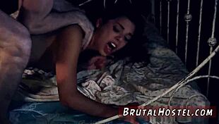 who's banging this tiny latina teen gina valentina so hard in bdsm group?