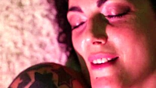 FANTASY UNLEASHED—Bound Big-Tit Brunette Fingers Herself in Femdom Bliss!