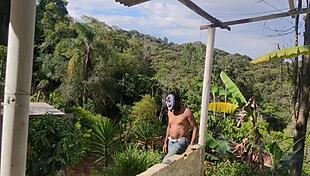 masked bandit invades and pounds fat latina ass hard