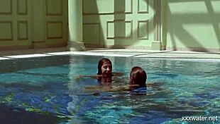 i'm diving underwater with this sexy serbian lesbo russian babe