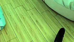 big ass latina hotel provokes cleaner shakes culona booty tease