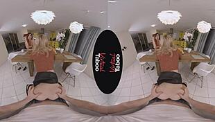 stepsister's taboo brunch makes my cock throb with forbidden pleasure