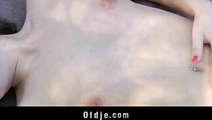 Hot Teen 18+ Bent Over Doggystyle Fucked Hard by Old Man Swallows Facial Cumshot Load.