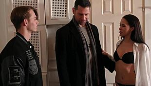 Cheating housewife Alyssa Bounty takes double penetration anal ass-to-mouth from hung lover cumshot