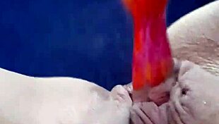 Amateur teen fingers pussy then rams dildo deep solo