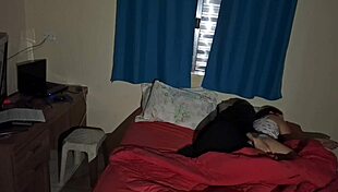 Blindfolded Wife Meets Husband's Secret Guest During Intimate Moment