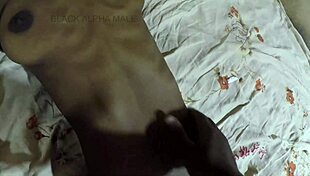 Skinny Teen's Shaved Pussy Takes BBC Cumshot on Belly Then Licks Milk Clean